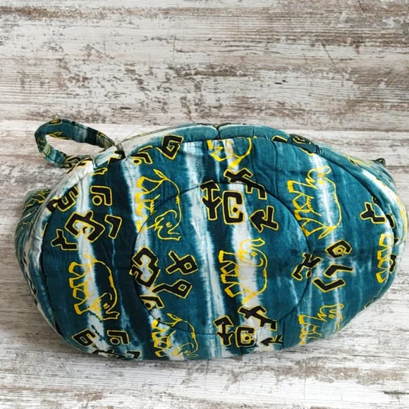 🟩Handmade Artisan African Quilted Elephant Tote - Picture 7 of 12